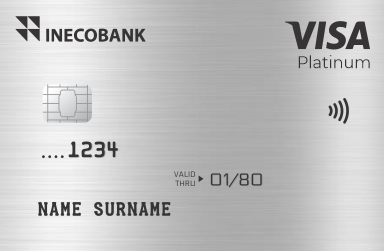 Visa Platinum քարտ Ինեկոբանկից